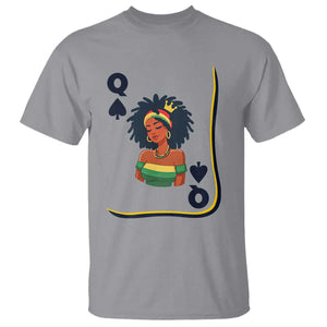 Queen Of Spades Black Girl T Shirt African American Women Pride TS12 Sport Gray Print Your Wear