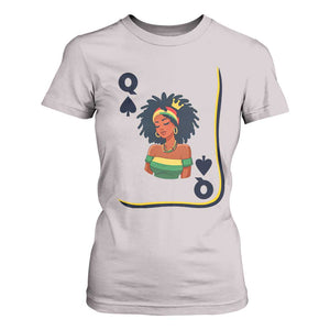 Queen Of Spades Black Girl T Shirt For Women African American Women Pride TS12 Ice Gray Print Your Wear