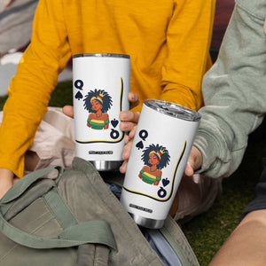 Queen Of Spades Black Girl Tumbler Cup African American Women Pride TS12 Print Your Wear