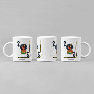 Queen Of Spades Black Girl Coffee Mug African American Women Pride TS12 Print Your Wear