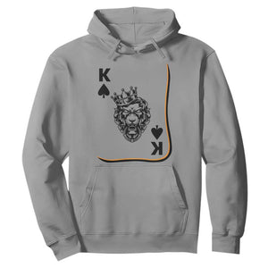 Black King Lion Hoodie African American Black History Month Gift TS12 Sport Gray Print Your Wear