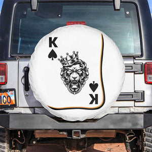 Black King Lion Spare Tire Cover African American Black History Month Gift TS12 No hole White Print Your Wear