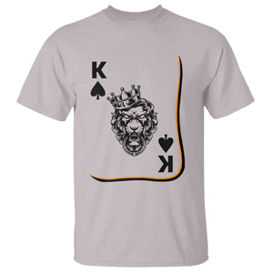 Black King Lion T Shirt African American Black History Month Gift TS12 Ice Gray Print Your Wear