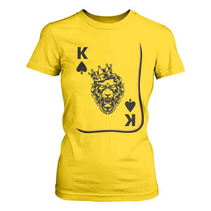 Black King Lion T Shirt For Women African American Black History Month Gift TS12 Daisy Print Your Wear