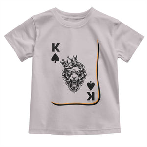 Black King Lion Toddler T Shirt African American Black History Month Gift TS12 Ice Gray Print Your Wear
