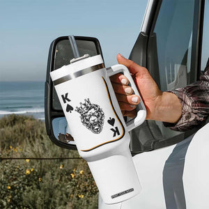 Black King Lion Tumbler With Handle African American Black History Month Gift TS12 Print Your Wear