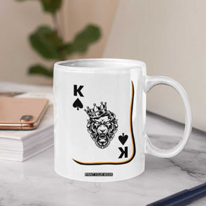 Black King Lion Coffee Mug African American Black History Month Gift TS12 Print Your Wear