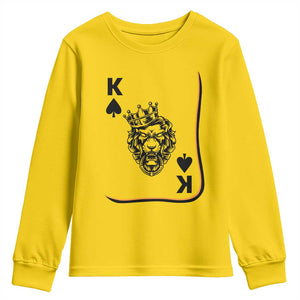 Black King Lion Youth Sweatshirt African American Black History Month Gift TS12 Daisy Print Your Wear