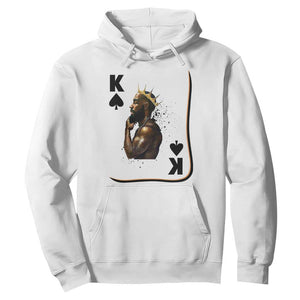 King Of Spades Black Man Hoodie African American Men Pride TS12 White Print Your Wear