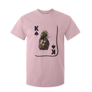 King Of Spades Black Man T Shirt For Kid African American Men Pride TS12 Light Pink Print Your Wear
