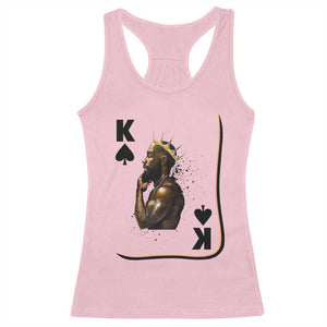 King Of Spades Black Man Racerback Tank Top African American Men Pride TS12 Light Pink Print Your Wear