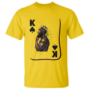King Of Spades Black Man T Shirt African American Men Pride TS12 Daisy Print Your Wear