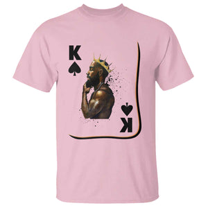 King Of Spades Black Man T Shirt African American Men Pride TS12 Light Pink Print Your Wear