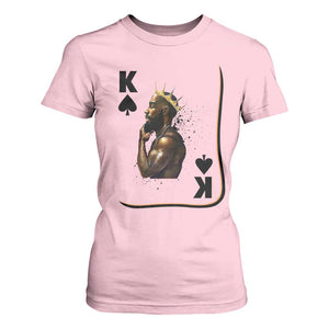 King Of Spades Black Man T Shirt For Women African American Men Pride TS12 Light Pink Print Your Wear