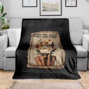 Black Girl Magic Throw Blanket Feminist Black Women In History TS12 Print Your Wear