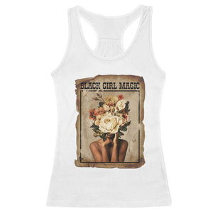Black Girl Magic Racerback Tank Top Feminist Black Women In History TS12 White Print Your Wear