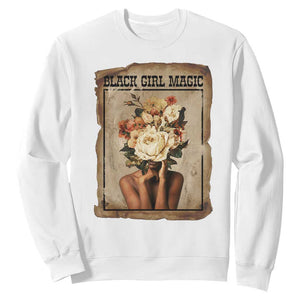 Black Girl Magic Sweatshirt Feminist Black Women In History TS12 White Print Your Wear