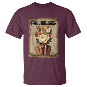 Black Girl Magic T Shirt Feminist Black Women In History TS12 Maroon Print Your Wear