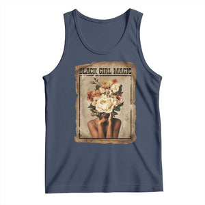 Black Girl Magic Tank Top Feminist Black Women In History TS12 Navy Print Your Wear