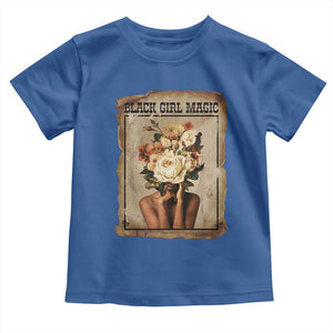 Black Girl Magic Toddler T Shirt Feminist Black Women In History TS12 Royal Blue Print Your Wear