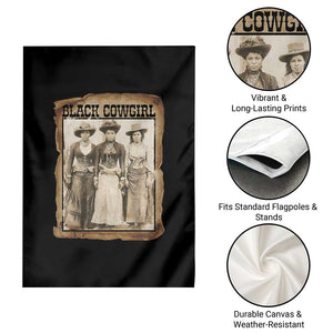 Black Cowgirl Pride Garden Flag Western Black History Month Gift TS12 Print Your Wear