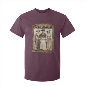 Black Cowgirl Pride T Shirt For Kid Western Black History Month Gift TS12 Maroon Print Your Wear