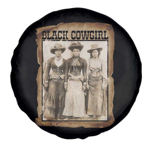 Black Cowgirl Pride Spare Tire Cover Western Black History Month Gift TS12 Print Your Wear