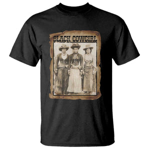 Black Cowgirl Pride T Shirt Western Black History Month Gift TS12 Black Print Your Wear