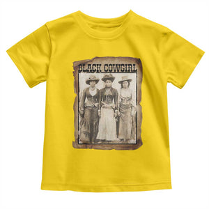 Black Cowgirl Pride Toddler T Shirt Western Black History Month Gift TS12 Daisy Print Your Wear