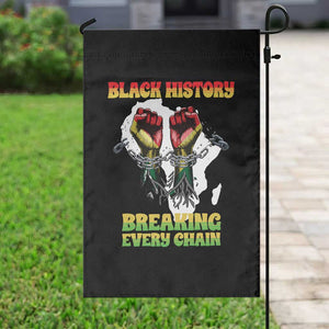 African American Civil Rights Gift Garden Flag Breaking Every Chain TS12 Print Your Wear