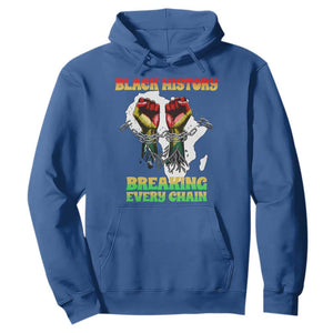 African American Civil Rights Gift Hoodie Breaking Every Chain TS12 Royal Blue Print Your Wear