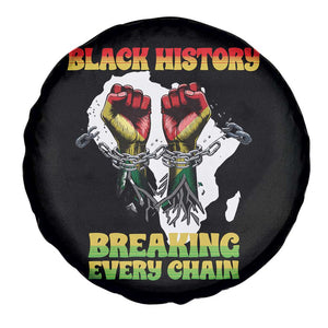 African American Civil Rights Gift Spare Tire Cover Breaking Every Chain TS12 Print Your Wear