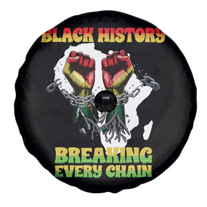 African American Civil Rights Gift Spare Tire Cover Breaking Every Chain TS12 Print Your Wear