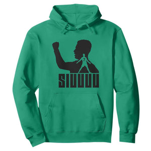 Siuuuu Number Seven Soccer Celebration Hoodie Funny Sport Lovers Gift TS12 Irish Green Print Your Wear