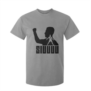 Siuuuu Number Seven Soccer Celebration T Shirt For Kid Funny Sport Lovers Gift TS12 Sport Gray Print Your Wear