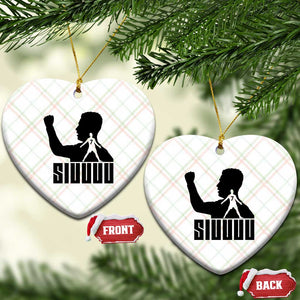 Siuuuu Number Seven Soccer Celebration Ceramic Ornament Funny Sport Lovers Gift TS12 Print Your Wear