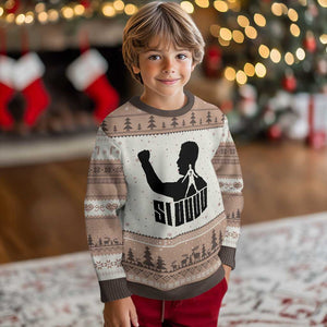 Siuuuu Number Seven Soccer Celebration Ugly Christmas Sweater Funny Sport Lovers Gift TS12 Mocha Mousse Print Your Wear