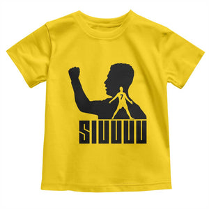 Siuuuu Number Seven Soccer Celebration Toddler T Shirt Funny Sport Lovers Gift TS12 Daisy Print Your Wear