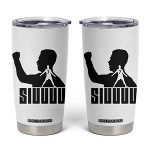 Siuuuu Number Seven Soccer Celebration Tumbler Cup Funny Sport Lovers Gift TS12 White Print Your Wear