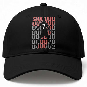 Siuuuu Soccer Celebration Baseball Cap Gift For Fans TS12 Print Your Wear