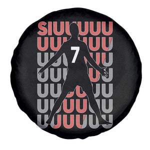 Siuuuu Soccer Celebration Spare Tire Cover Gift For Fans TS12 Print Your Wear