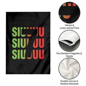 Siuuuu Soccer Celebration Garden Flag Gift For Soccer Lovers TS12 Print Your Wear