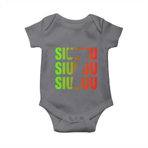 Siuuuu Soccer Celebration Baby Onesie Gift For Soccer Lovers TS12 Charcoal Print Your Wear