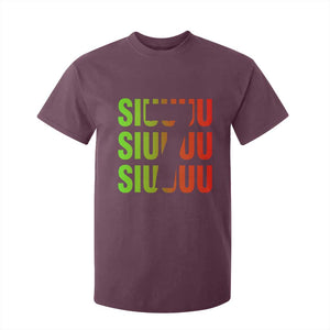 Siuuuu Soccer Celebration T Shirt For Kid Gift For Soccer Lovers TS12 Maroon Print Your Wear