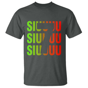 Siuuuu Soccer Celebration T Shirt Gift For Soccer Lovers TS12 Dark Heather Print Your Wear
