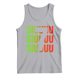 Siuuuu Soccer Celebration Tank Top Gift For Soccer Lovers TS12 Athletic Heather Print Your Wear