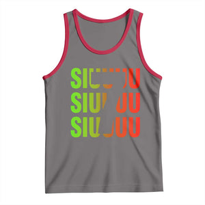 Siuuuu Soccer Celebration Tank Top Gift For Soccer Lovers TS12 Deep Heather Red Print Your Wear