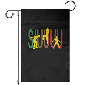 Funny Game Day Soccer Celebration Gift Garden Flag Siuuuu TS12 Black Print Your Wear
