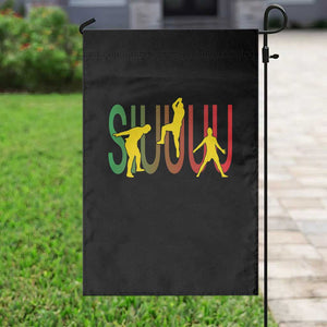 Funny Game Day Soccer Celebration Gift Garden Flag Siuuuu TS12 Print Your Wear