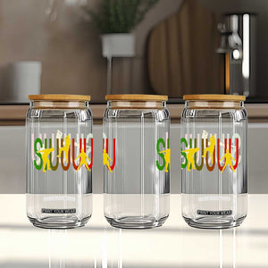 Funny Game Day Soccer Celebration Gift Glass Can Siuuuu TS12 Print Your Wear